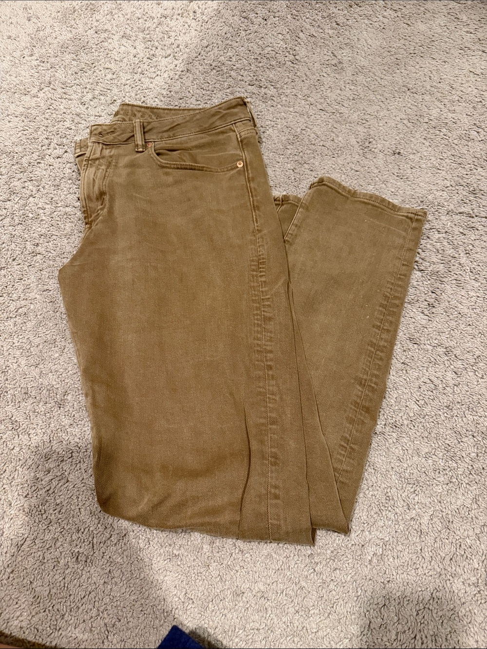 34x34 American Eagle Athletic Fit Tan Jeans